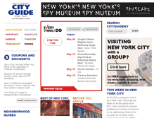 Tablet Screenshot of cityguideny.com